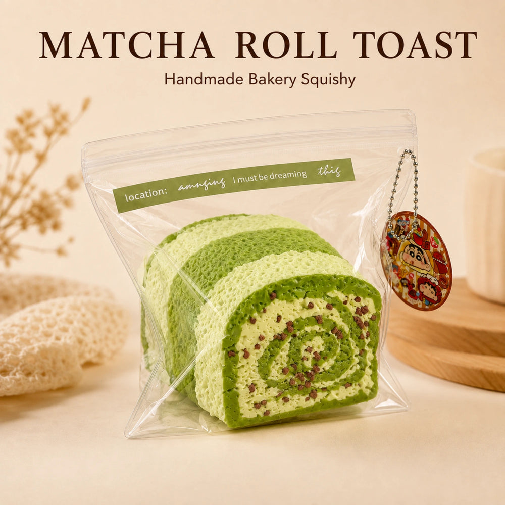 450g Extra-Thick Triple-Layer Toast Squishy – Handmade Silicone Cream-Filled Feel