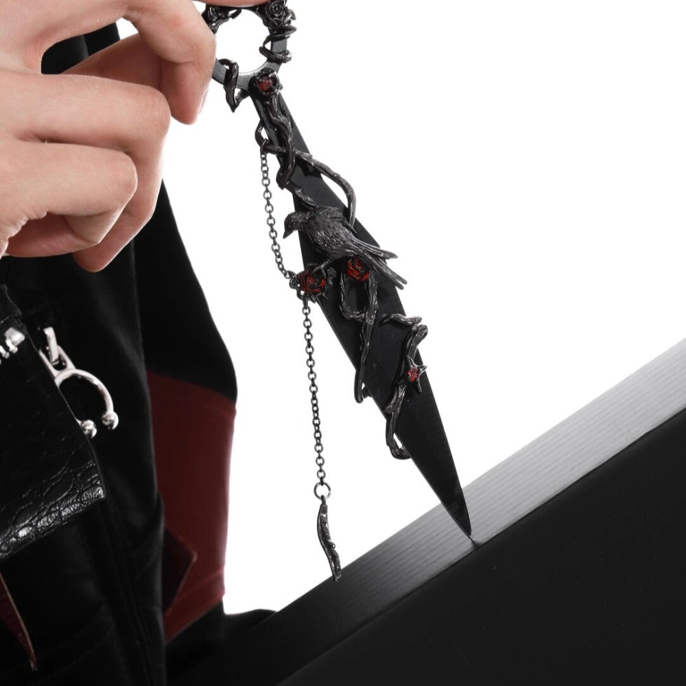 Crow Handcrafted Rose Kunai