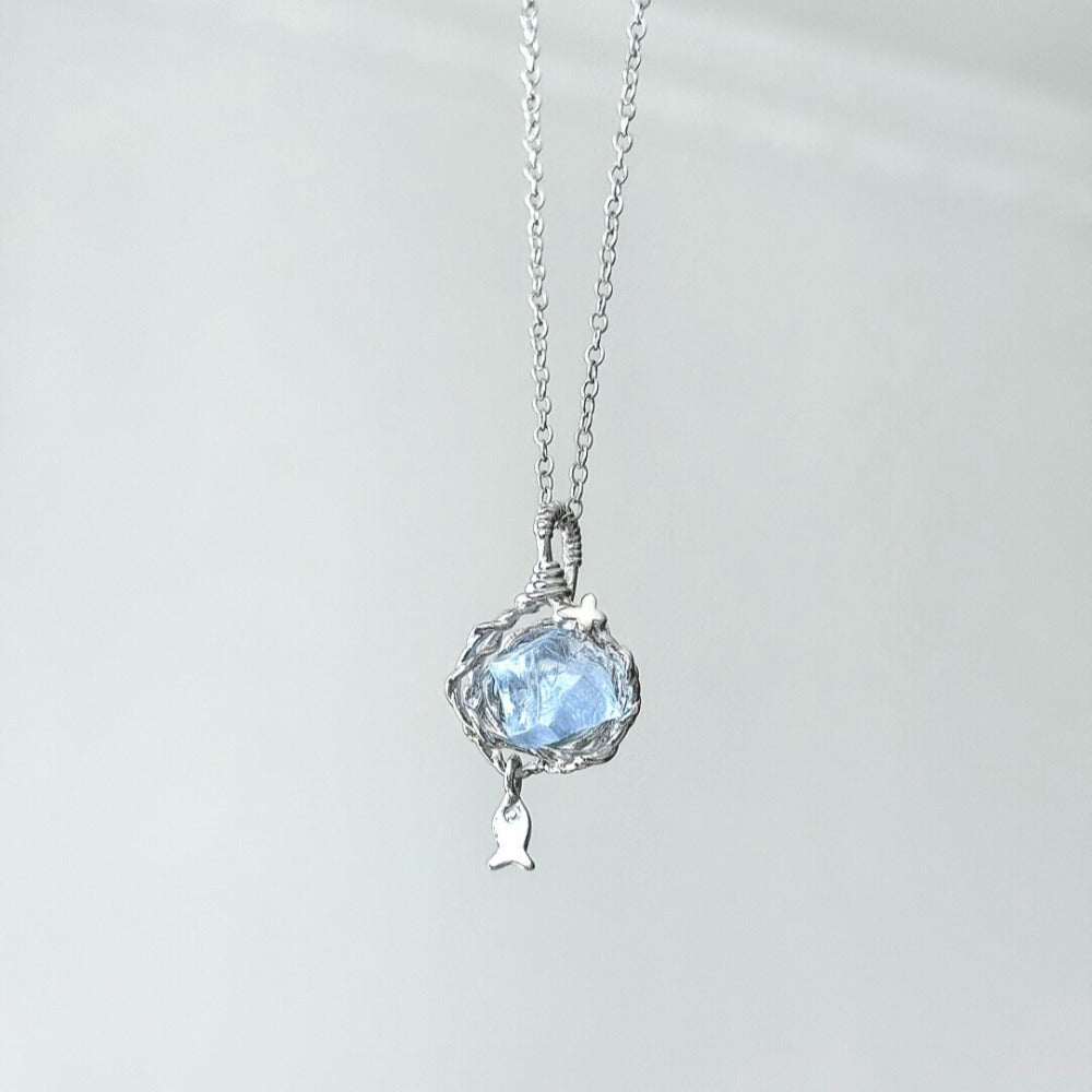 Vintage Drifting Fish Necklace