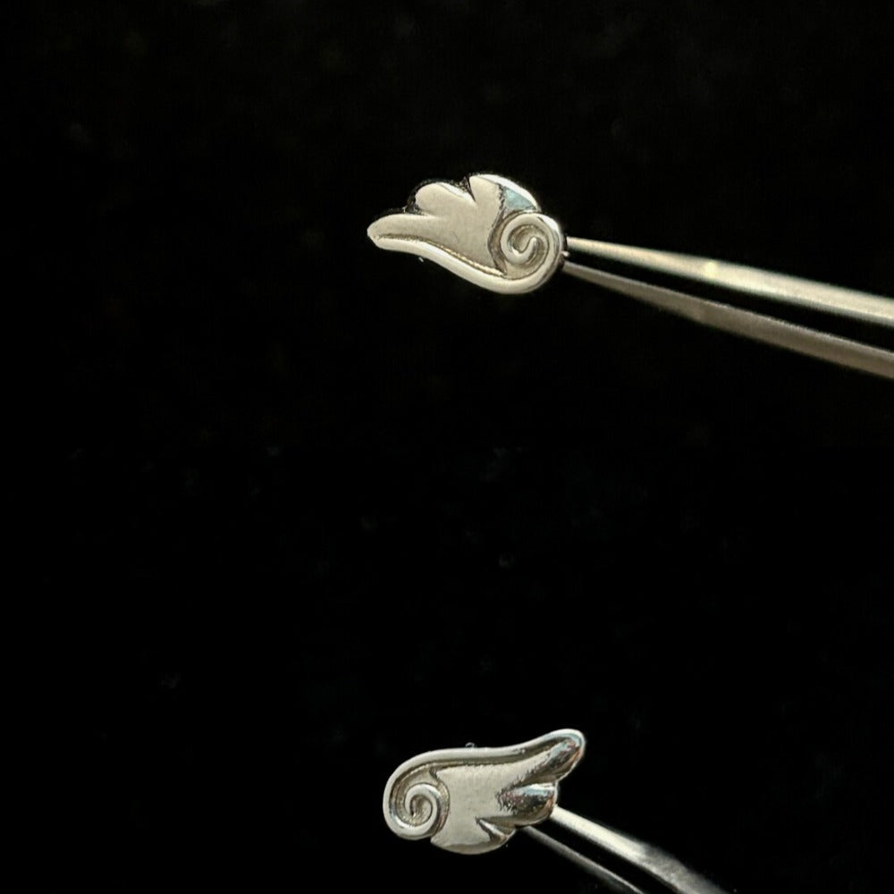 Angel Wing Stud Earrings