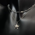 Vintage Double-Layer Star Collarbone Necklace