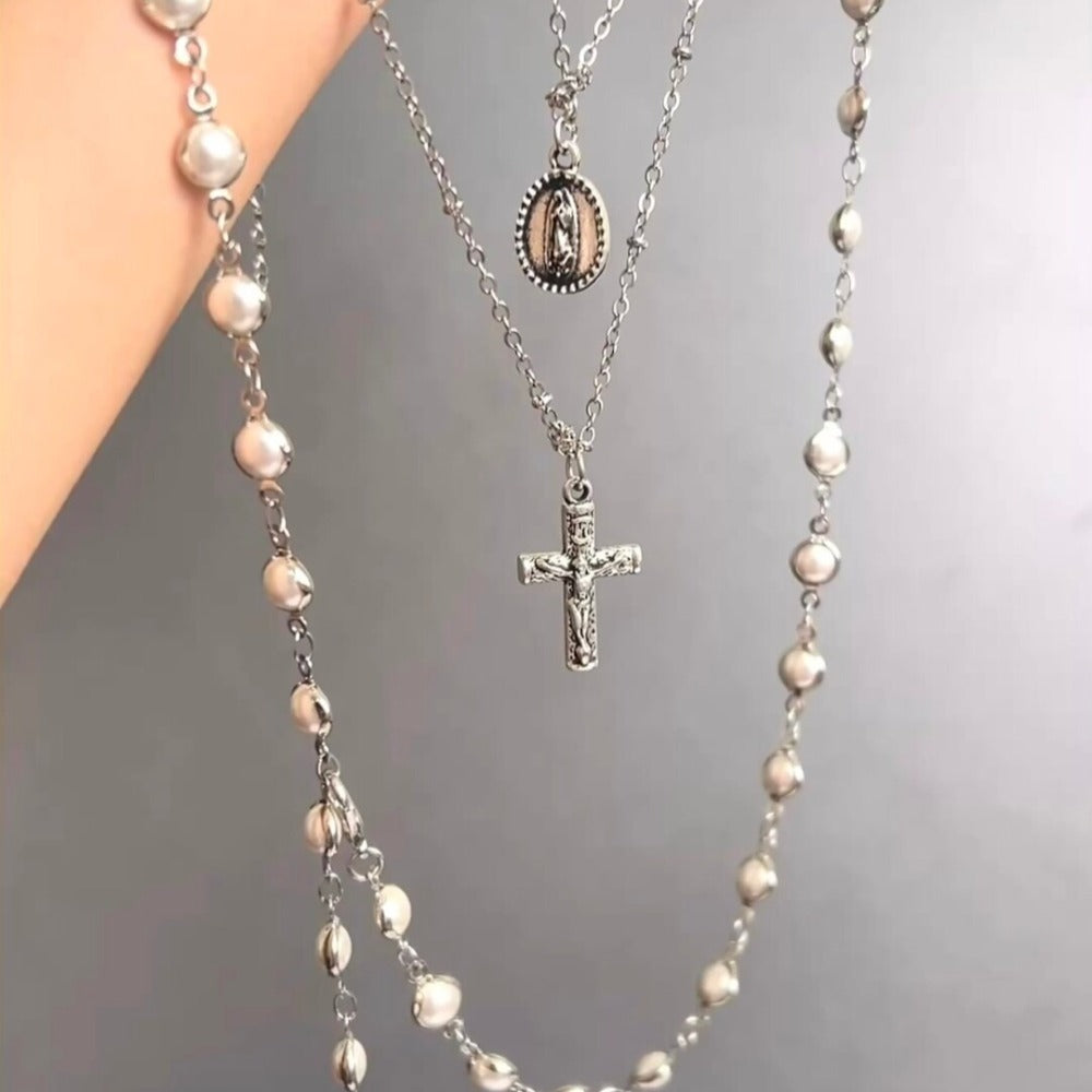 Sacred Shadow Pearl Necklace