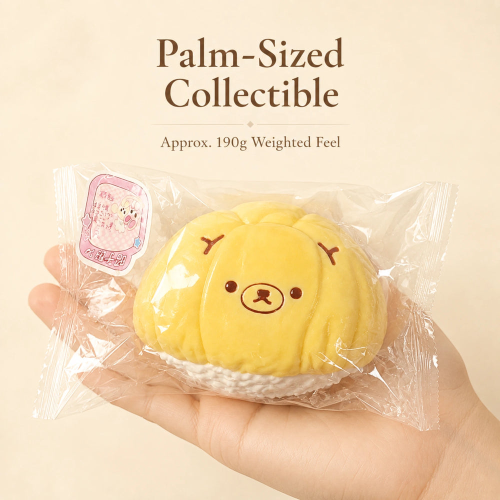 Durian Bear Handmade Squishy – 190g Buttery Dough Texture Sensory Squeeze
