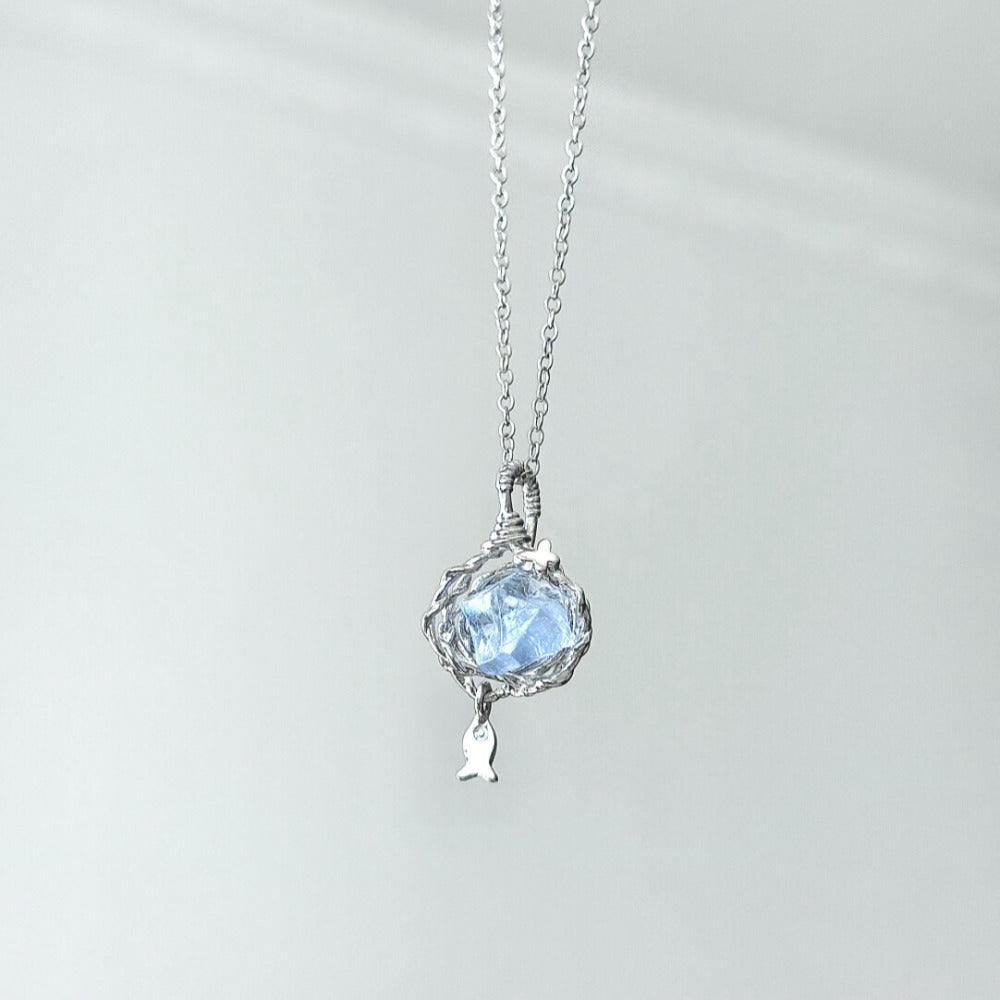 Vintage Drifting Fish Necklace