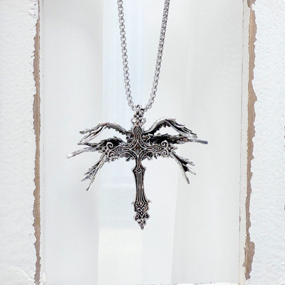 Fallen Six-Winged Angel Necklace