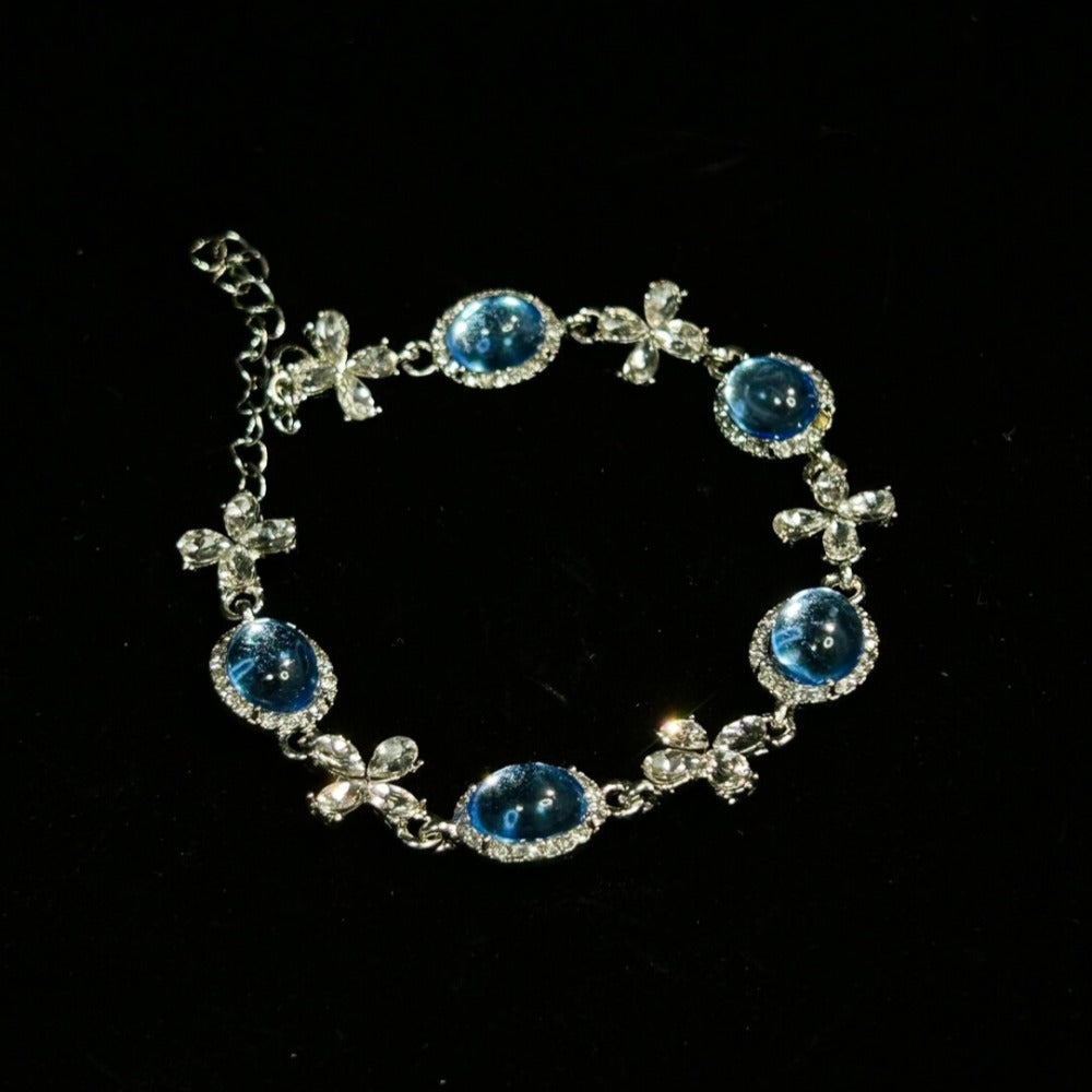 Starlight Blue Marrow Chain Bracelet