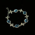 Starlight Blue Marrow Chain Bracelet