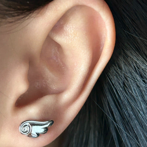 Angel Wing Stud Earrings