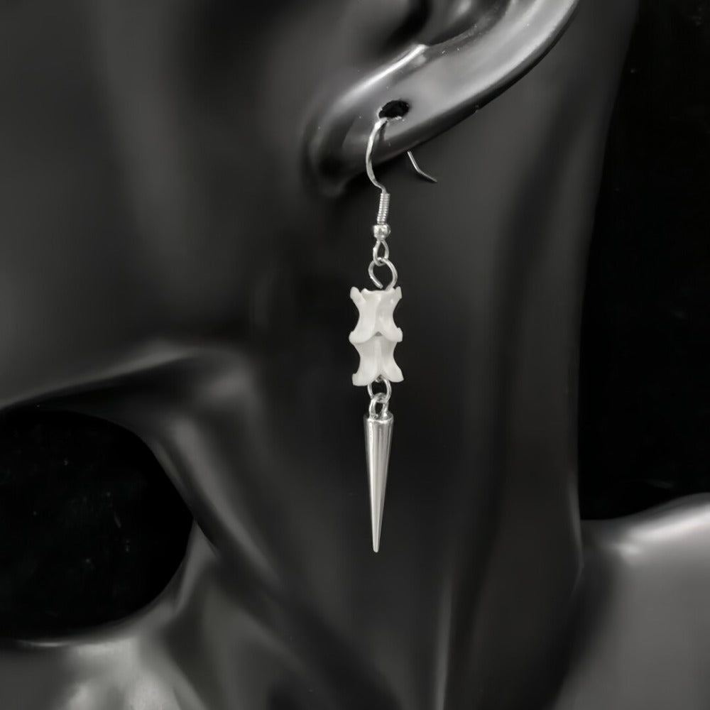 Serpent Bone Gothic Earrings