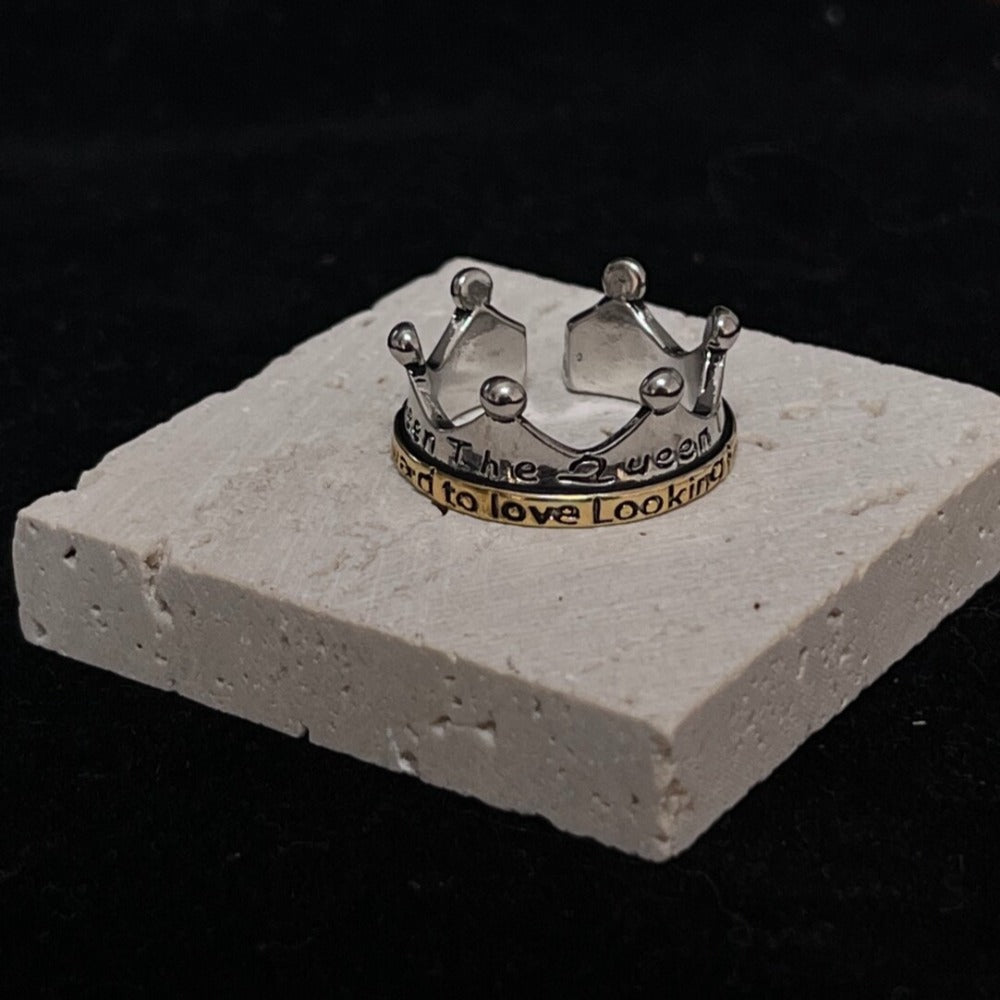 Vintage Crown Ring Set