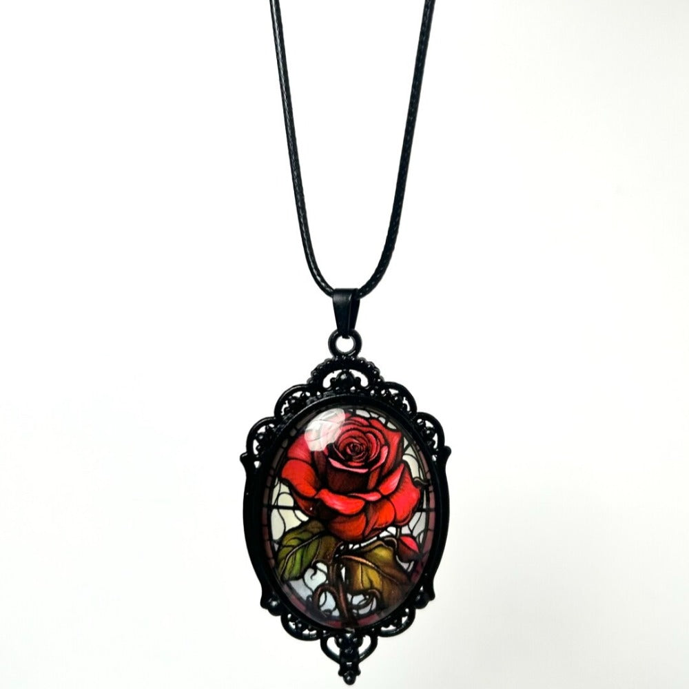 Rose in the Cathedral Necklace