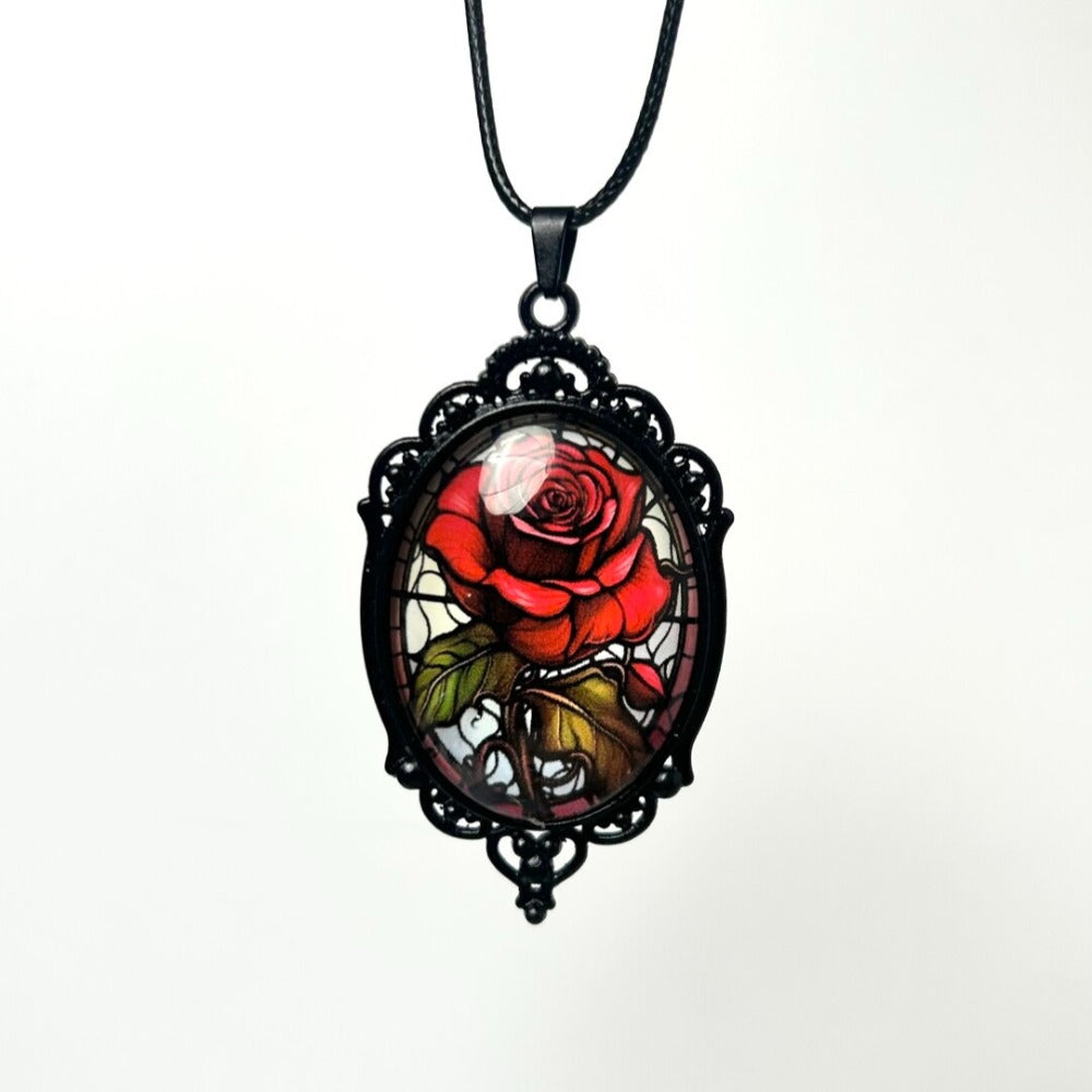 Rose in the Cathedral Necklace