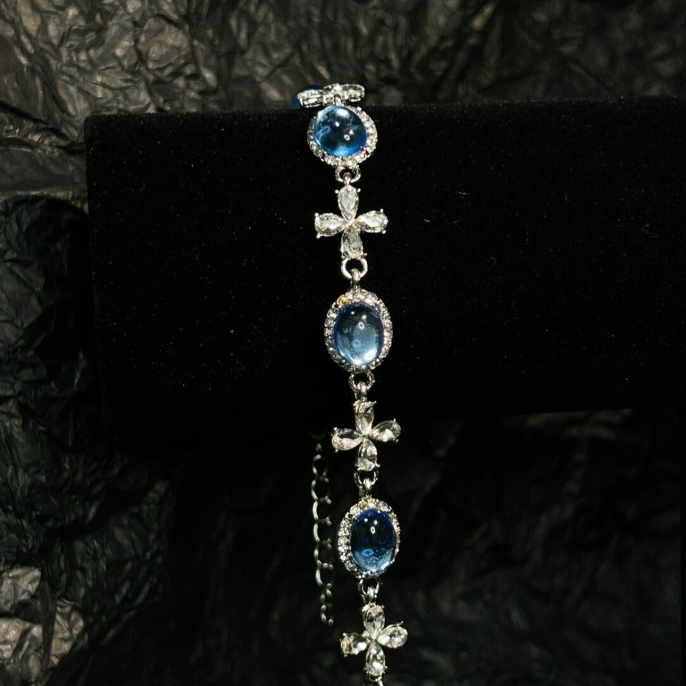 Starlight Blue Marrow Chain Bracelet