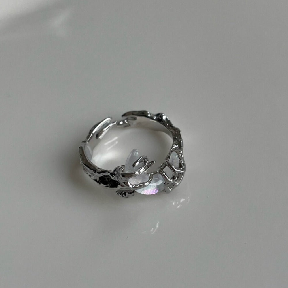 Crescent Swallow Ring