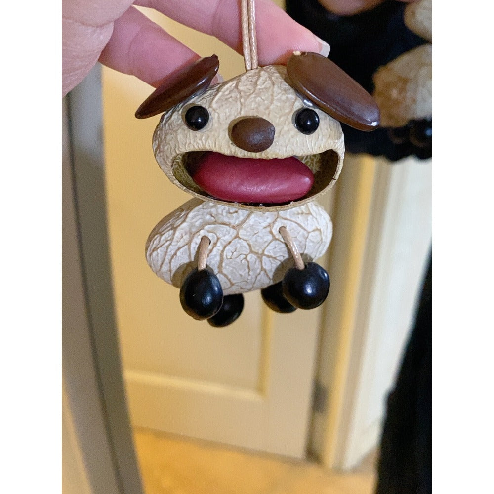 Natural Indonesian Black Nutshell Doll