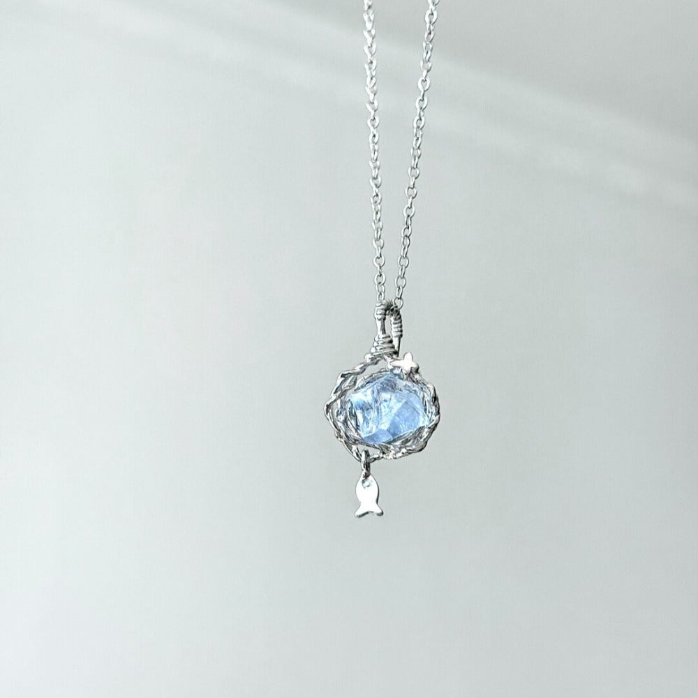 Vintage Drifting Fish Necklace