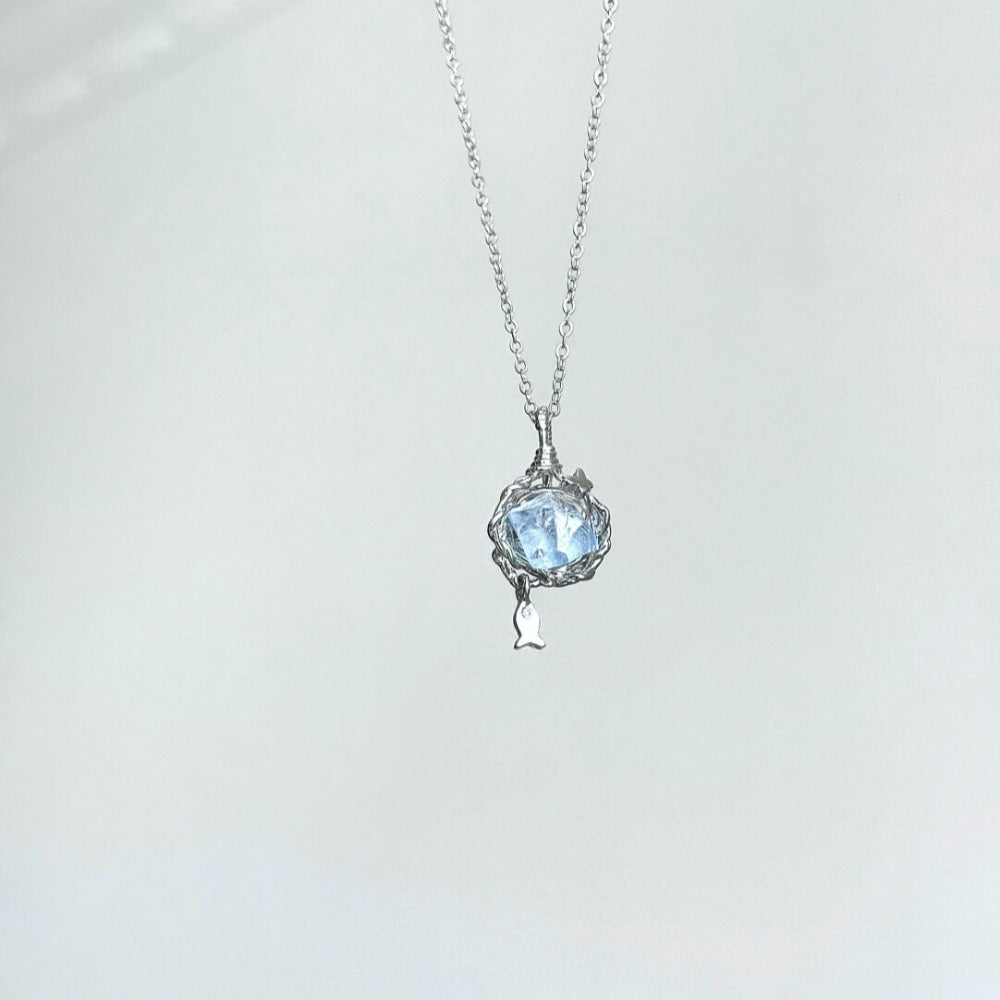 Vintage Drifting Fish Necklace