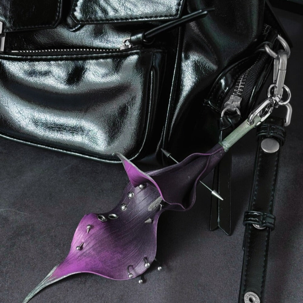 Handcrafted Pierced Calla Lily Charm Pendant