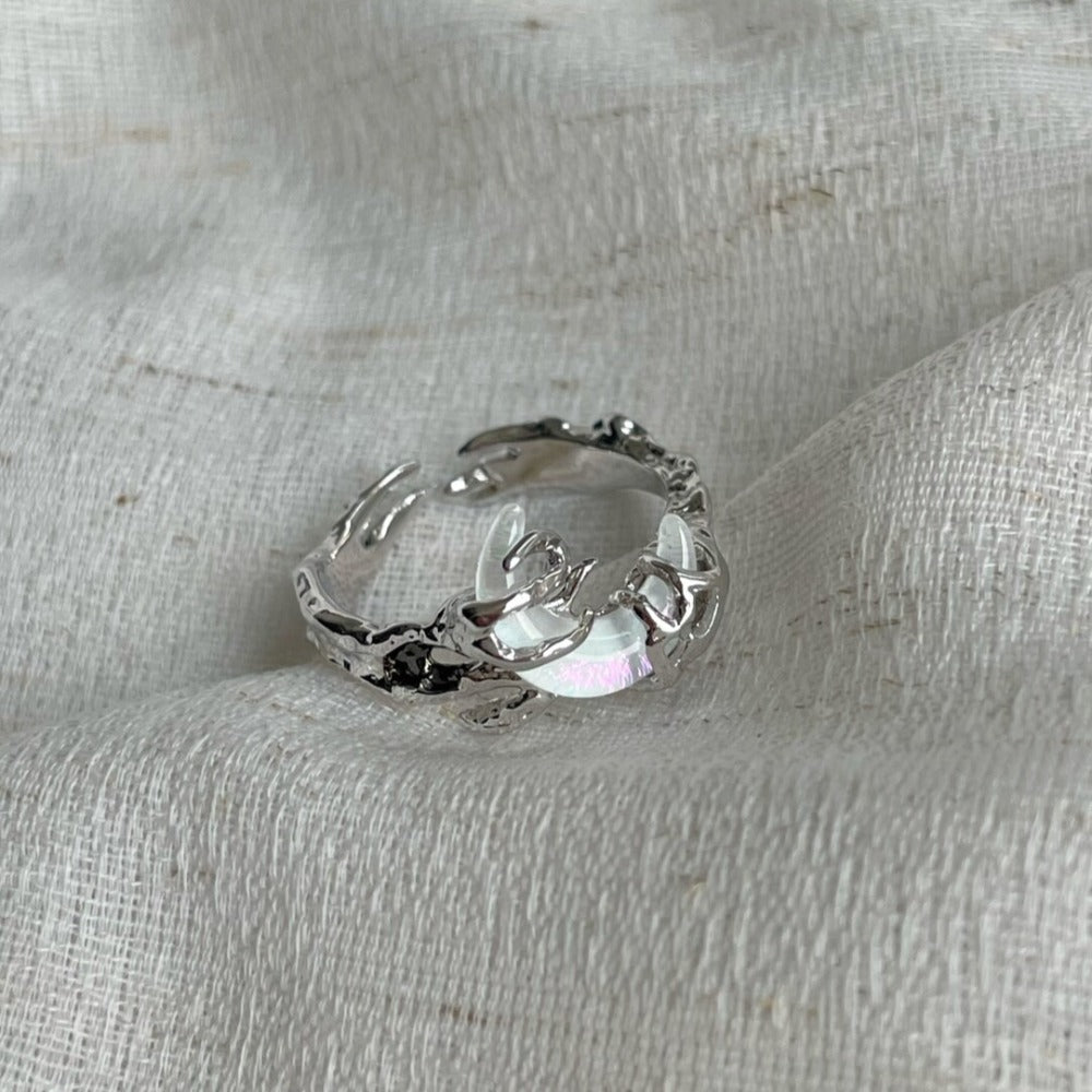 Crescent Swallow Ring