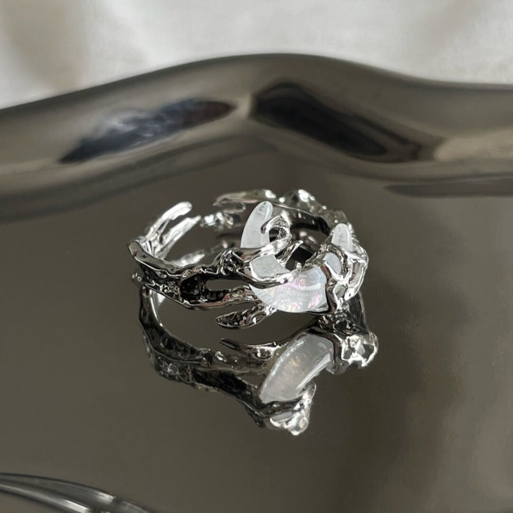 Crescent Swallow Ring