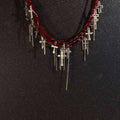 Crimson Cross – Ten Nights of Ash Necklace