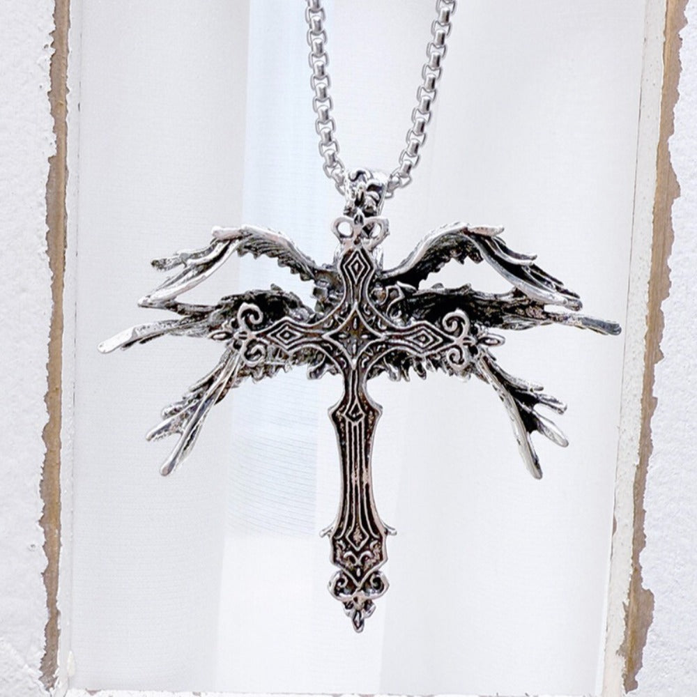 Fallen Six-Winged Angel Necklace